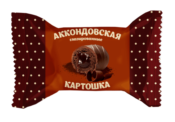АККОНДОВСКАЯ КАРТОШКА глазированные, 500 г